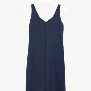 Marie Saint Pierre Navy Scuba Minimalist Dress